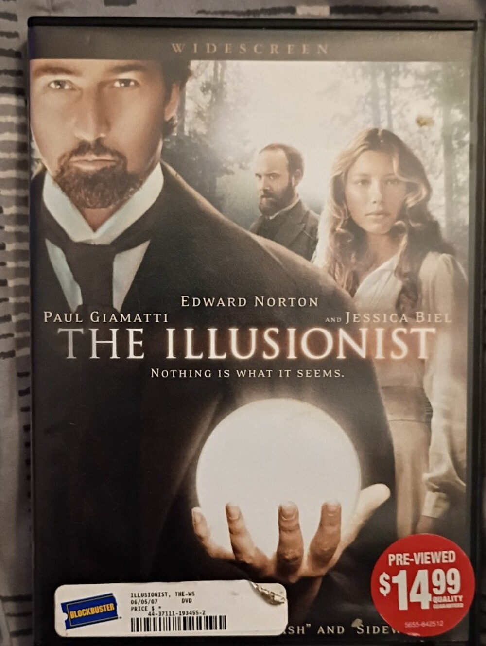The Illusionist (Widescreen) - Black DVD